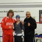 Russian-American Boxing coach, Michael Kozlowski, helps Canadian Champ Mandy Bujold prepare for the 2012 Women’s World Boxing Championships in Qinhuangdao, China.