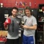 Russian boxing trainer, Michael Kozlowski, prepares the boxer from Greece for a professional debut in America.