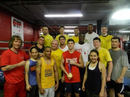 2012 Olympic Champion Luke Campbell joins Coach's Mike Boxing Class.
