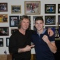 2012 Olympic Champion Luke Campbell visiting home of his American trainer Michael ‘Coach Mike’ Kozlowski.